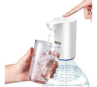 JOCCA - Dispensador de Agua para garrafas/Recargable/Bomba de Agua/Distribuidor de Agua/Automático/Garrafas, Botellas/Carga USB/Duracion de mas de 35 días, 6 garrafas/Ligero