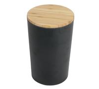 Jocca Fibra contenedor ecológico y Biodegradable, Cable de Lata (Cuadrado), bambú, Multicolor, 12 x 12 x 18,7 cm