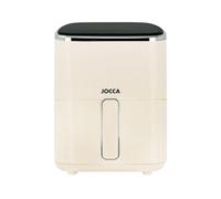 Jocca - Freidora de aire 5 L sin aceite | Pantalla LED táctil | 7 programas automáticos | 1400 W | Temperatura 80-200 °C | Rejilla antiadherente | Color crema