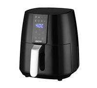 Jocca - Freidora de Aire Caliente 3,8L | Freidora Sin Aceite | Cocina Sana | 1450W de Potencia | Protección sobrecalentamiento | Mango con tacto frío (Plata/Negro)