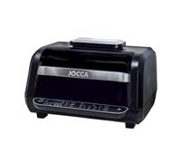 JOCCA - Freidora de Aire Caliente 7L| Freidora Sin Aceite 7 Litros| Air Fryer| Temporizador| Temperatura Ajustable| Cocina Sana| 1700W| (Negro/Plata)