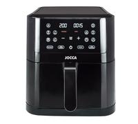 JOCCA - Freidora de Aire Caliente 8L| Freidora Sin Aceite| Air Fryer| Temporizador| Temperatura Ajustable| Cocina Sana| (Negro)