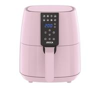 Jocca - Freidora De Aire Sin Aceite 3,8L Rosa, Air Fryer Digital 1450W, 8 Programas Automáticos, Pantalla LED Táctil, Temporizador, Temperatura Ajustable, Recetario Incluido, Fácil De Limpiar