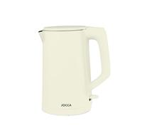 Jocca - Hervidor eléctrico retro 1,7 L | Acero inoxidable 304 | Control STRIX | 1500 W | Diseño vintage elegante | Hervidor de agua rápido y seguro