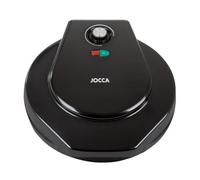JOCCA Horno Grill Eléctrico para Pizzas 30.5 cm, Pizzera Electrica, Apertura 90º, Placas Antiadherentes, Temperatura Regulable