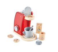 JOCCA - Máquina de Café Madera con Complementos| Accesorios Cocina para NIños| Juguetes de Madera| Juguete Espresso| Cafetera Juguete Infantil| Más de 2 Años| Regalos Niñas Niños