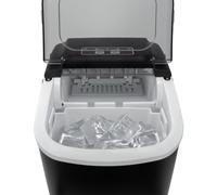 Jocca - Máquina de Hielo Doméstica con Capacidad para 12 kg en 24 horas| Sistema de Autolimpieza| 2 Tamaños de Cubitos| Máquina Portátil para Hacer Hielo en Casa
