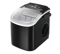 Jocca - Máquina de Hielo Doméstica con Capacidad para 12 kg en 24 horas| Sistema de Autolimpieza| 2 Tamaños de Cubitos| Máquina Portátil para Hacer Hielo en Casa