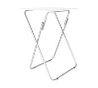 Jocca - Mesa Auxiliar Plegable |Mesa de MDF con Patas Metálicas |Ahorra Espacio |Soporta hasta 20 kg |Ideal para el Hogar o la Oficina |48x38x66 cm