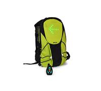 Jocca - Mochila Reflectante para Bicicleta de 6 L| Mochila Ligera LED Intermitente| Chaleco de Ciclismo USB Recargable| Bolsa de Seguridad con Señal Luminosa| Accesorios Ciclismo Senderismo