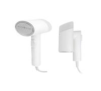 Jocca Plancha Vertical de Vapor Plegable Traveller | Calentamiento Rápido | Vapor Continuo 23g/min | Depósito 150 ml | Mango Plegable | Para Viaje | Incluye Cepillo para Ropa Delicada