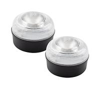 Jocca - Set 2 Luz de Emergencia Coche V16 Homologada DGT | Helpflash | Sustituye a Triángulos | Base Magnética Antideslizante | Baliza Emergencia Coche | 8 Leds de 1W Cada