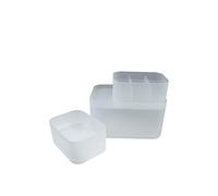 Jocca - Set de Cajas Organizadoras| Kit de 3 Unidades de Almacenaje| Organizador de Maquillaje y Accesorios| 23, 16, 13cm| 3 unidades|