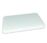 JOCCA - Tabla de Cortar de Polietileno Antibacteriana/ 100% Resistente/Libre de BPA/Apto para lavavajillas/Medidas de 30x20 cm/Color blanco No ensucia