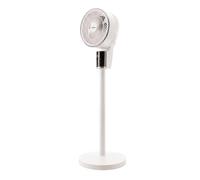 Jocca - Ventilador de Pie Circulador de Aire 3D Blanco, 100 cm, 8 Velocidades, Oscilación 120º/90º, Mando a Distancia, Temporizador 12h, Silencioso, 714 m³/h