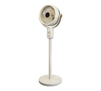 Jocca - Ventilador de Pie Oscilante 50W, 3 Velocidades, Silencioso, Regulable en Altura, Inclinación Vertical 90°, Oscilación 75°, Diseño Compacto y Estable, Fácil de Usar, Color Negro