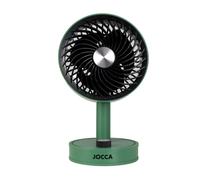 Jocca Ventilador de Sobremesa Batería Recargable con USB, 5W, Ajustable 90º
