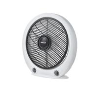 Jocca - Ventilador Pórtatil de Suelo o Mesa| 5 Aspas| 3 Velocidades| Apagado Automático| Temporizador| Box Fan| Antivuelco| 30cm Diámetro| Hogar u Oficina| (Blanco)