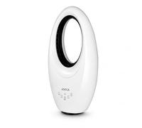 Ventilador Jocca sin aspas, silencioso, con oscilación automática del caudal del aire, 60W de potencia y control táctil y remoto para regular las 3 velocidades, el temporizador de hasta 7.5h y la luz