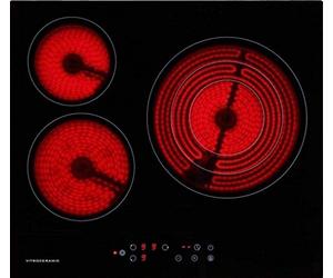 Jocel Placa Vitroceramica 3 Zonas de Coccion JP3EV002006