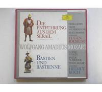 Jochum, Eugen Mozart Entfuhrung & Bastien 3LP Deutsch Grammophon 139213-5 EX/EX 1950s 3 LPs boxed with booklet, German pressing, Bastien conducted by Helmut Koch