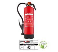 Jockel F6JX 21 Extintor De Incendios 6L AF Libre De Flúor Incl. Soporte Y Placa