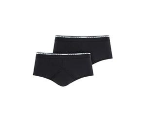 Jockey 2-pack Moderno Clásico Y Frente Escritos, Negro XX-grande