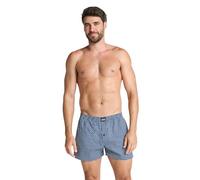 Jockey Everyday Boxer Woven - Calzoncillos tipo bóxer de algodón para hombre, paquete de 2 unidades, con abertura y botón, ropa interior transpirable para hombres, cintura suave y cómoda, juego de 2