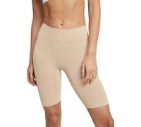 Jockey Skimmies Cooling Slipshort - Pantalones cortos de ciclismo para mujer, sin costuras, de pierna larga, antifricción, de microfibra transpirable, pantalones cortos de cintura alta, Beige Nude, XL