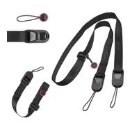 JOCXZI Correa para el Cuello de la cámara - 2Pcs correas para cámaras de fotos, Correa de Cámara Cuello Correa de Hombro, Ajustable en Longitud de 100 a 150 cm(Negro)