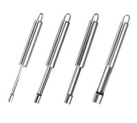 JOCXZI Descorazonador de Fruta - 4 Pcs Core Remover, Descorazonador De Manzanas, Acero Inoxidable Core Remove, Removedor De Núcleos con Filo Afilado Hoja De Cereza De Frutas Hawthorn Red Date Coring