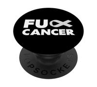 Joder Cancer Camiseta - Mierda Cáncer de Pulmón Conciencia PopSockets PopGrip Adhesivo