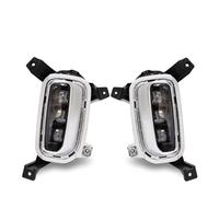 Jodriva 1 Juego de Luces antiniebla for Coche, for Kia, Seltos KX3 2020 2021 LED DRL luz de circulación Diurna Parachoques conducción Blanca 12 V Accesorios lámpara antiniebla Impermeable Conjunto de
