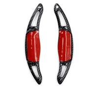 Jodriva 1 par de Extensiones for Palanca Cambios Volante Coche, for Toyota, for Camry, for Avalon, for Corolla Actualización de la extensión de la Palanca de CAM(Carbon Fiber Black)