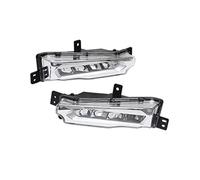 Jodriva 1 par de luces antiniebla LED DRL delanteras for X3 X4 G01 G02 2017-2019, luz de conducción diurna, luz de parachoques 63177412527 63177412528, luz antiniebla Conjunto de luces antiniebla para