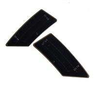 Jodriva 1 par de luces de posición lateral dinámicas, luces intermitentes de parachoques delantero ámbar, lámpara, for Ford, Ranger 2019-2020 XL XLT Lariat Luz intermitente del coche(Not Dynamic-Black