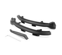 Jodriva 1 par de Luces de señal de Giro de Espejo Lateral secuencial con indicador de Espejo retrovisor dinámico, lámpara de Lente ahumada, for VW, MK7, Golf GTI 2015 en adelante Luz Intermitente del