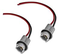 Jodriva 2 conectores de arnés T15, conector de bombilla 194, arnés de cableado for luz trasera, T10, T13, T15, adaptador de bombilla for luz de freno y de posición lateral, for GM y Chevrolet. Soporte