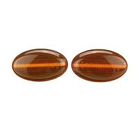 Jodriva 2 Luces de posición Laterales dinámicas, luz de señal de Giro, repetidor Lateral, for Subaru, Impreza WRX STI Liberty Fores 2002-2007 Luz Intermitente del Coche(Normal-Yellow)