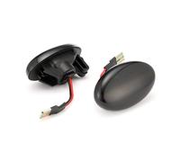 Jodriva 2 Luces dinámicas de posición Lateral for Coche, Luces de señal repetidoras, for, for Smart, W450 W452 Clase A W168 Vito W639 W447 Luz Intermitente del Coche