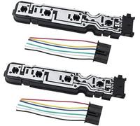 Jodriva 2 Pares de portalámparas de luz Trasera con Conector de Repuesto for Ford Transit Mk6 MK7 2000-2014 1681537 6C1113N004AB 1102440 Soporte de Montaje para luz Trasera