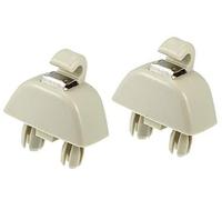 Jodriva 2 Piezas de Clip de sujeción for Parasol 4F0857561 6R0857561Y20 Beige Clip para Parasol de Coche(Beige)