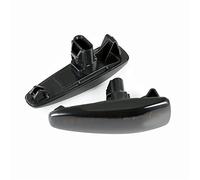 Jodriva 2 Piezas dinámicas Guardabarros indicador Lateral Luces de señal de Giro Mistubish Lancer Evolution X Outlander Sport Mirage 8351A001 Luz Intermitente del Coche(Black Not Dynamic)
