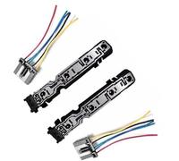 Jodriva 2 portalámparas LED Traseros con Adaptador for Ford Transit Mk6 MK7 2000-2014. Placa de Circuito de Luces traseras 6C11-13N004-AB 1681537 Soporte de Montaje para luz Trasera