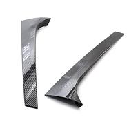 Jodriva 2 uds alerón de Ventana Trasera Cubierta embellecedora de ala Lateral Accesorios de Estilo de Coche ABS de Fibra de Carbono, for KODIAQ, 2016 2017 2018 2019 2020 Alerón de Ventana Trasera