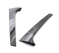 Jodriva 2 uds alerón de Ventana Trasera Cubierta embellecedora de ala Lateral Accesorios de Estilo de Coche ABS de Fibra de Carbono, for KODIAQ, 2016 2017 2018 2019 2020 Alerón de Ventana Trasera
