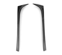 Jodriva 2 uds, alerón de Ventana Trasera, Cubierta embellecedora de ala Lateral, modificación de vehículo de Coche, for MK7 GTD R 2014 2015 2016 2017 2018 Alerón de Ventana Trasera(Schwarz)
