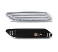 Jodriva 2 uds indicador Lateral ámbar dinámico indicador de señal de Giro luz de repetición Intermitente secuencial, for Mini, Cooper R60 R61 2012-2017 Luz Intermitente del Coche(No Dynamic Clear)