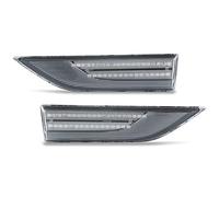Jodriva 2 uds Luces de posición Lateral luz de señal de Giro Variable lámpara repetidora Lateral sin Flujo ámbar dinámico, for VW, for Caddy, T6 2015 Up Luz Intermitente del Coche(No Dynamic Clear)