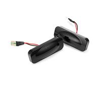 Jodriva 2 uds Luces Intermitentes dinámicas Intermitentes 12V luz de posición Lateral Streamer con Luces Laterales de Coche Emark, for Opel, Omega B 2021 Luz Intermitente del Coche(Schwarz)